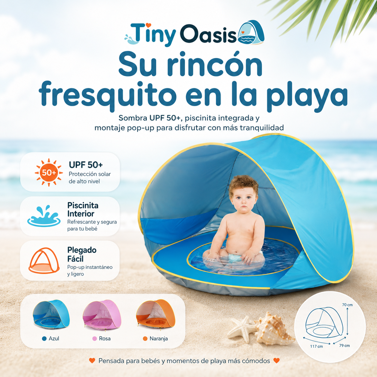 Tienda de Playa para Bebés