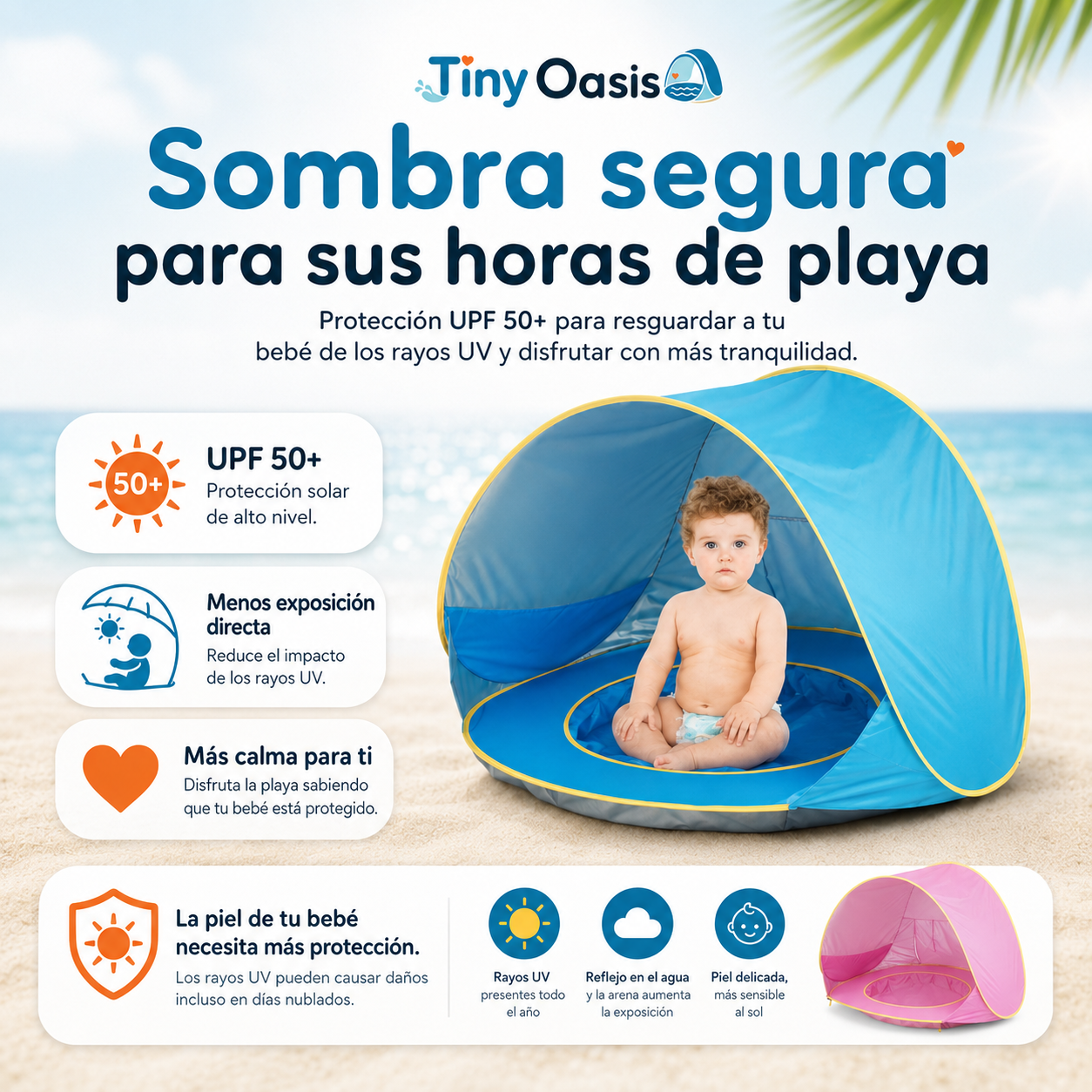 Tienda de Playa para Bebés